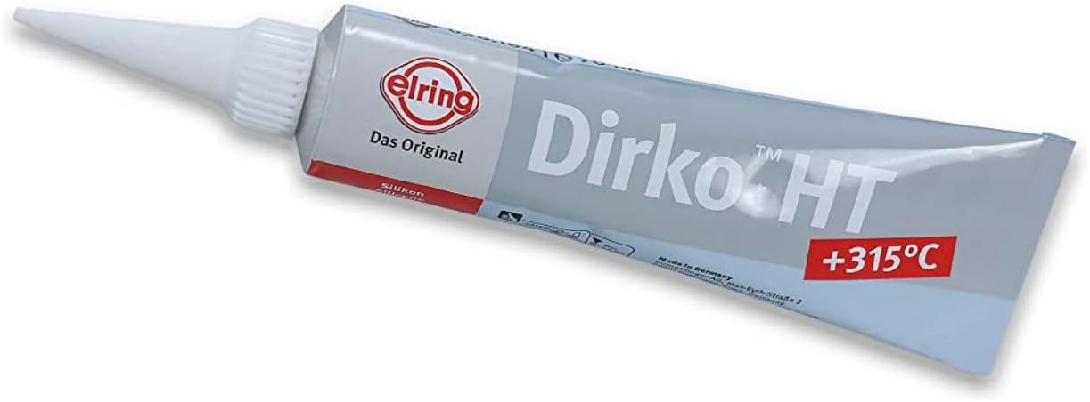 Elring Dirko HT Grey | High-Temperature Silicone Sealant (70ml)